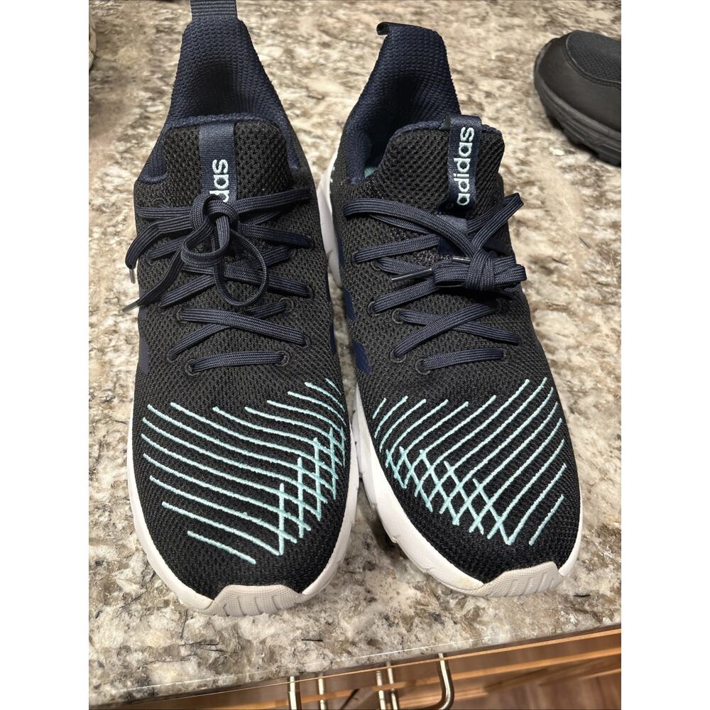 Adidas Asweego Parley Running Shoes Mens Size 11.5 US Navy Blue Black EE9537 Low